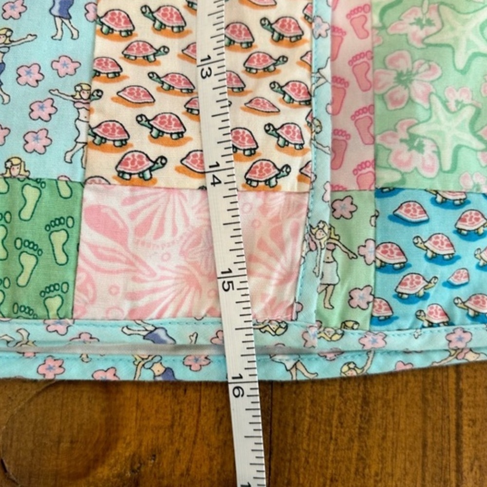 💐 Vineyard Vines 10th Anniversary Patchwork Wrap Mini Skirt EUC - Picture 10 of 13